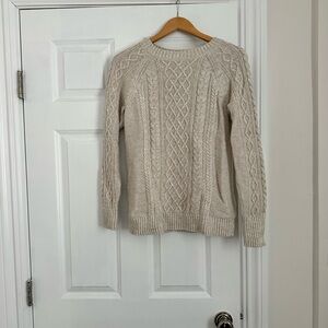 Cable Knit Sweater in Oatmeal
